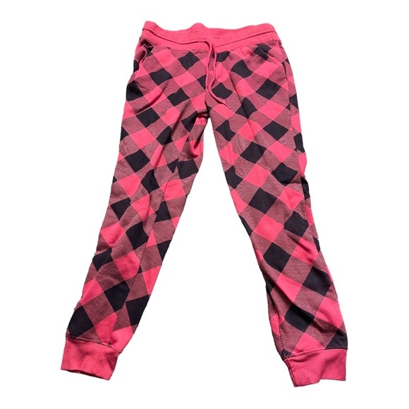 Zoe + Liv Red/Black‎ Plaid Joggers Size XXL - Picture 3 of 7